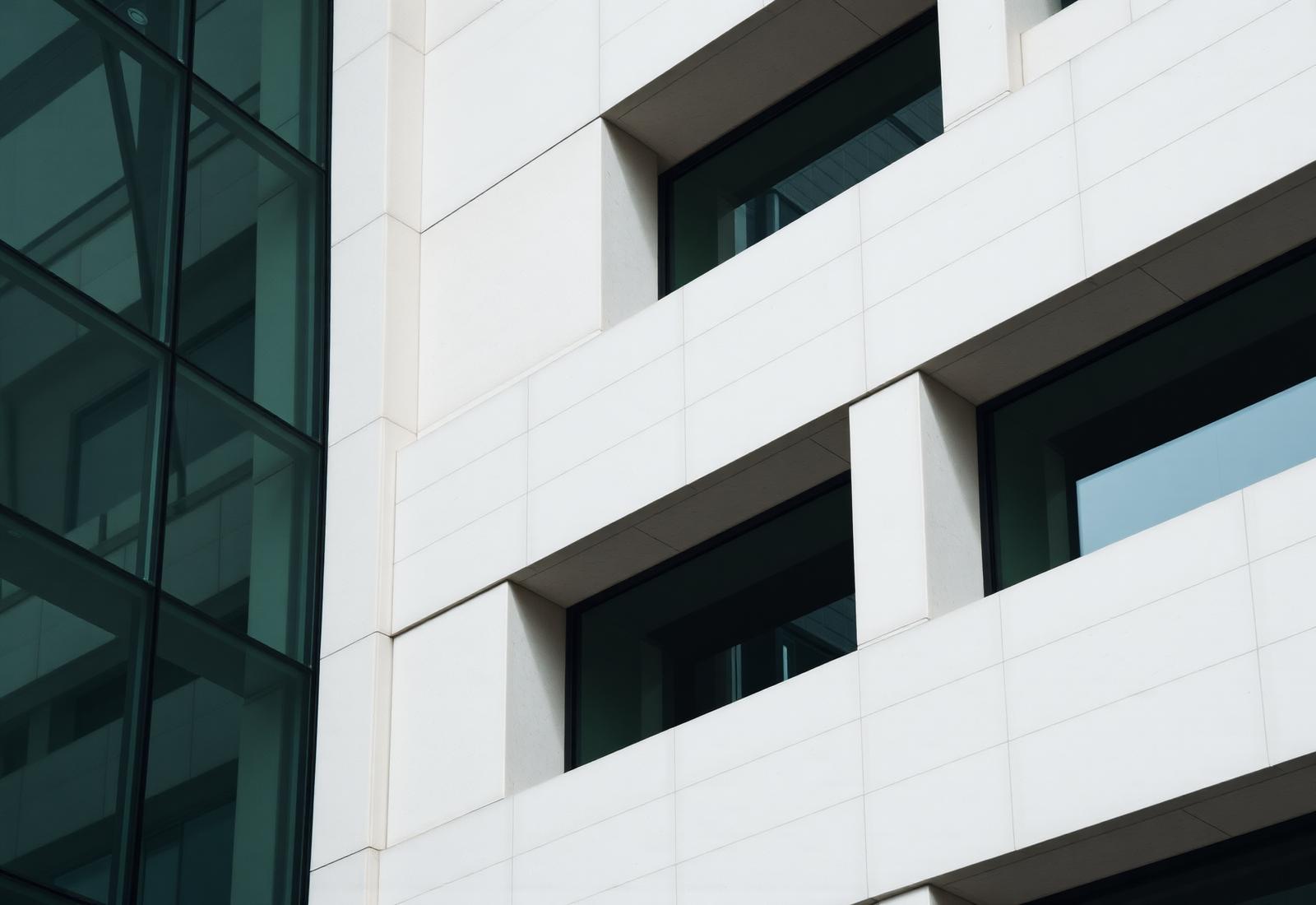 Moderne Architekturfassade